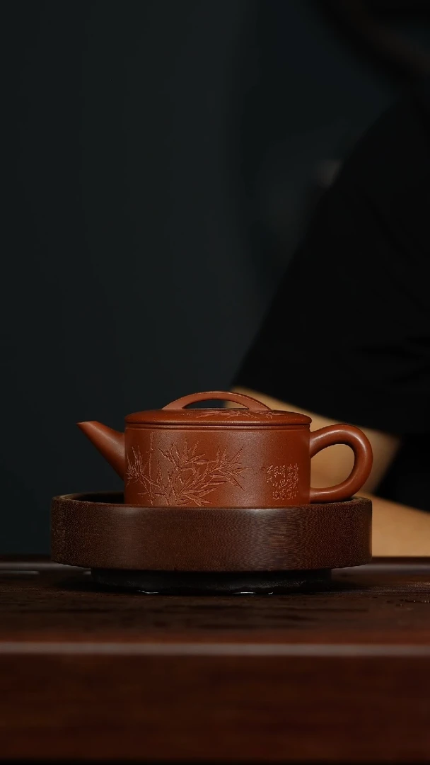 茶壶紫砂R33范勤君汉瓦壶