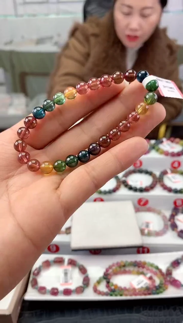 未镶嵌手串碧玺多样性发一条