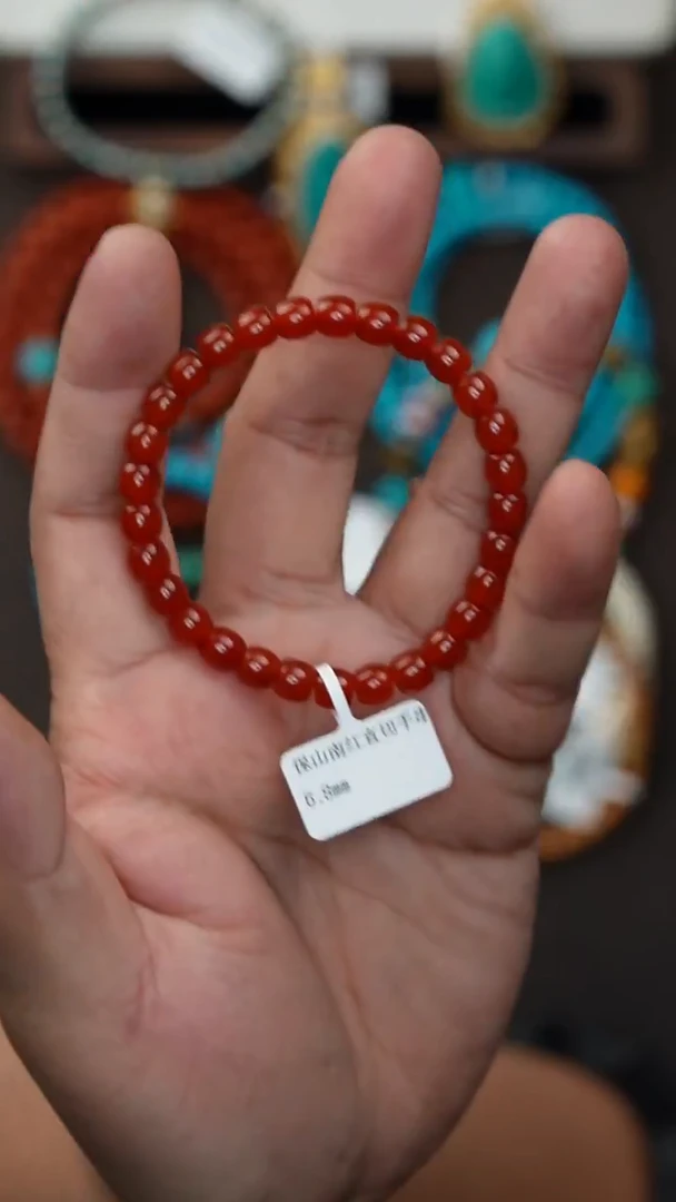 未镶嵌手串南红玛瑙一***式南红手串