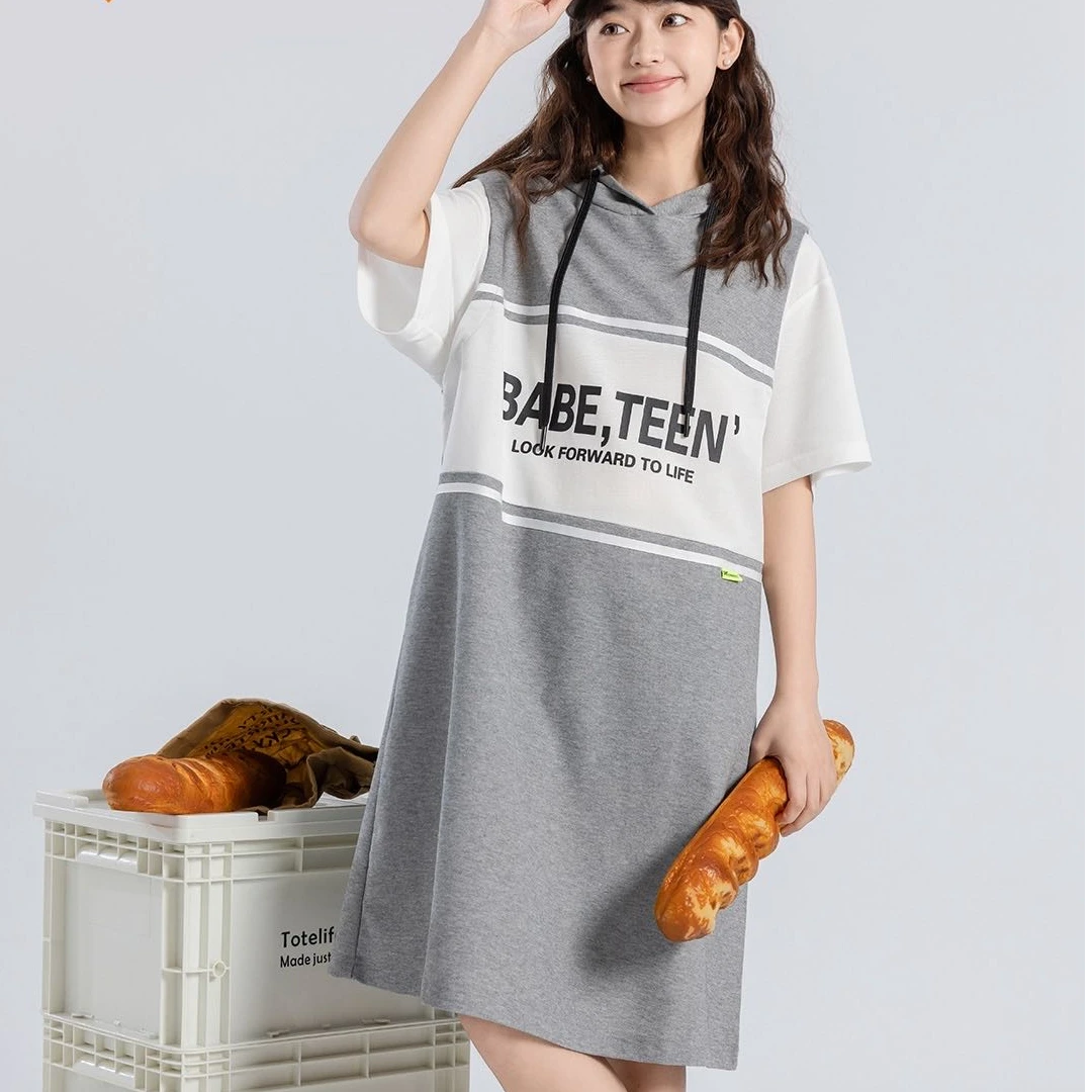 26639高端专享夏季天花板连衣裙灰色（B）