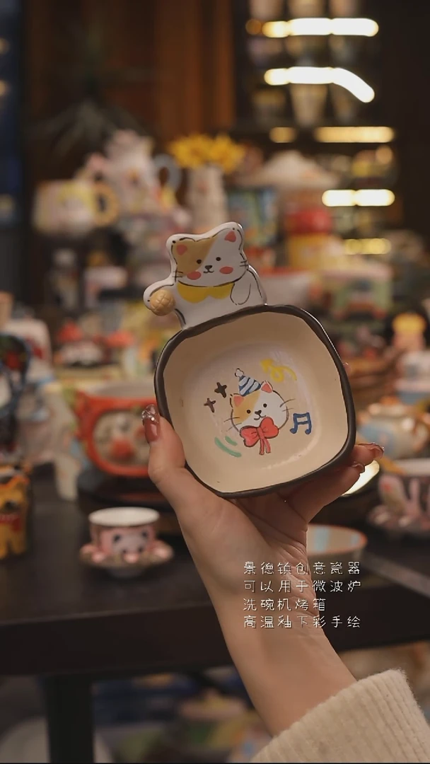 景德镇釉下彩绘设计师款式陶瓷