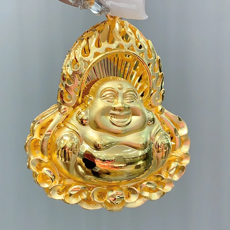 吊坠足银 大肚佛吊坠-DMDZ0063