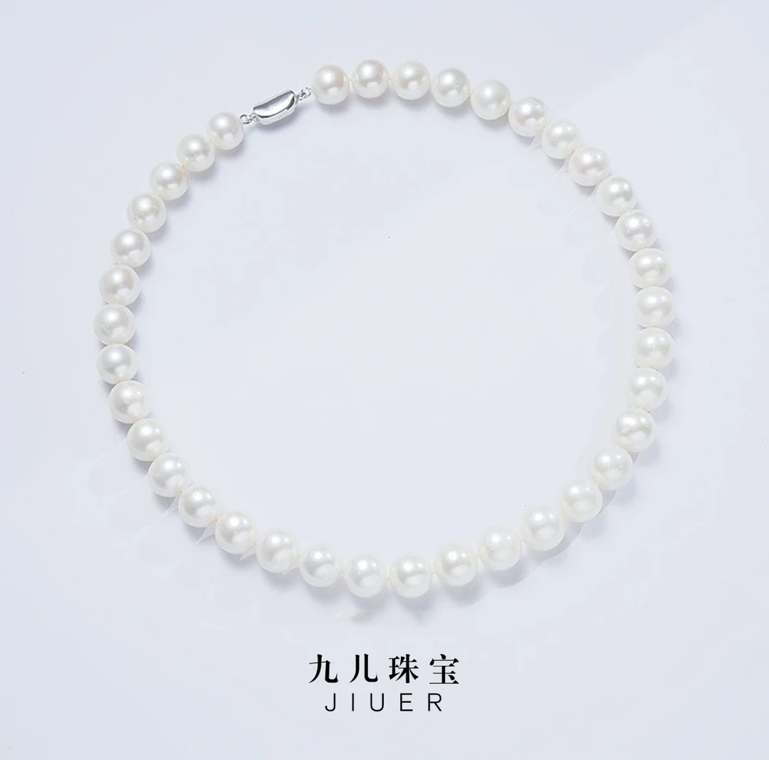 【九儿真珠】S925银 淡水珍珠项链 8-9mm X280