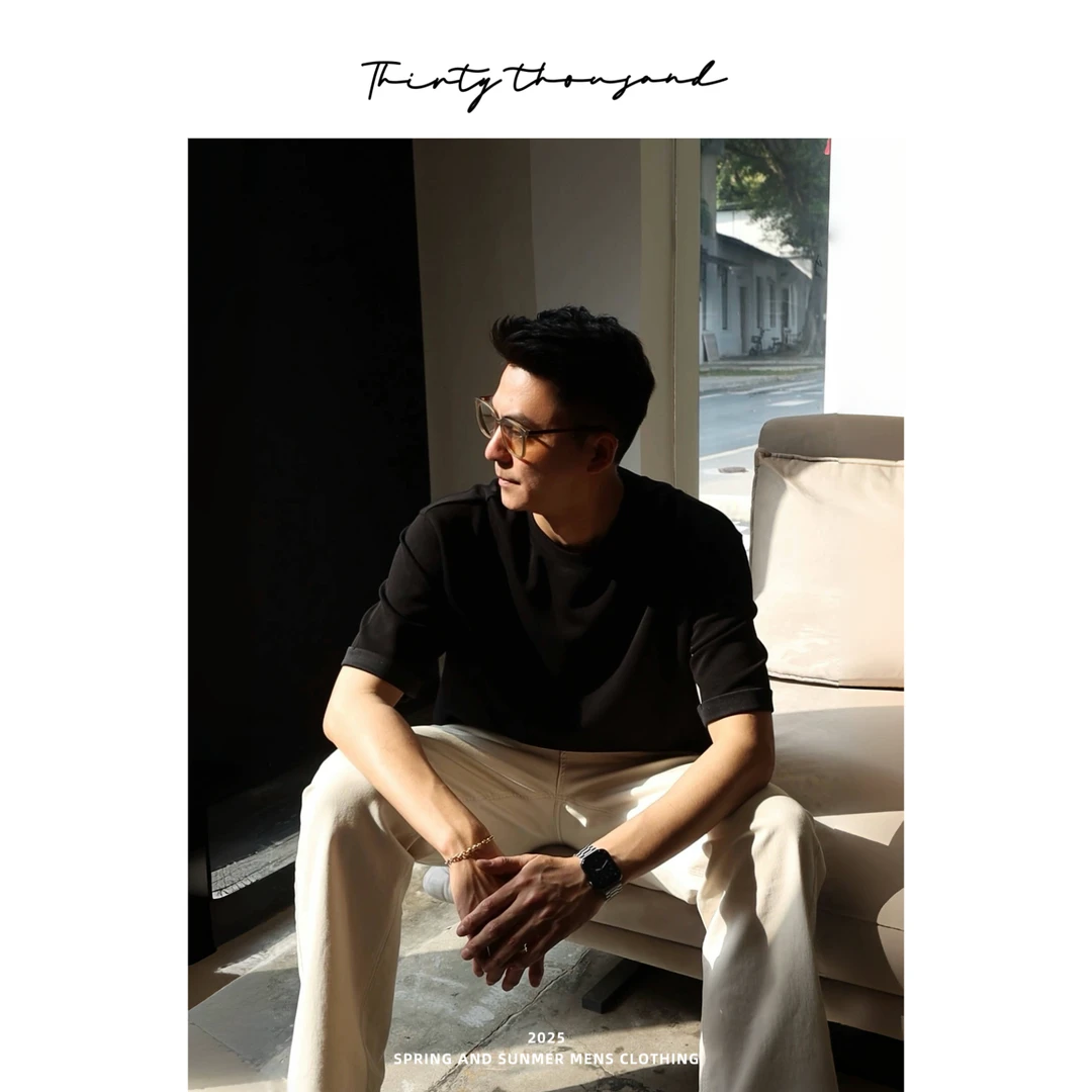 SW STUDIO 【乳霜透气抗皱T】短袖T恤超亲肤柔暖舒适简约高级感宽松