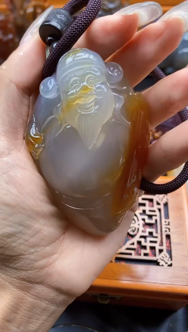 玛瑙/玉髓挂件未镶嵌湘***光ll