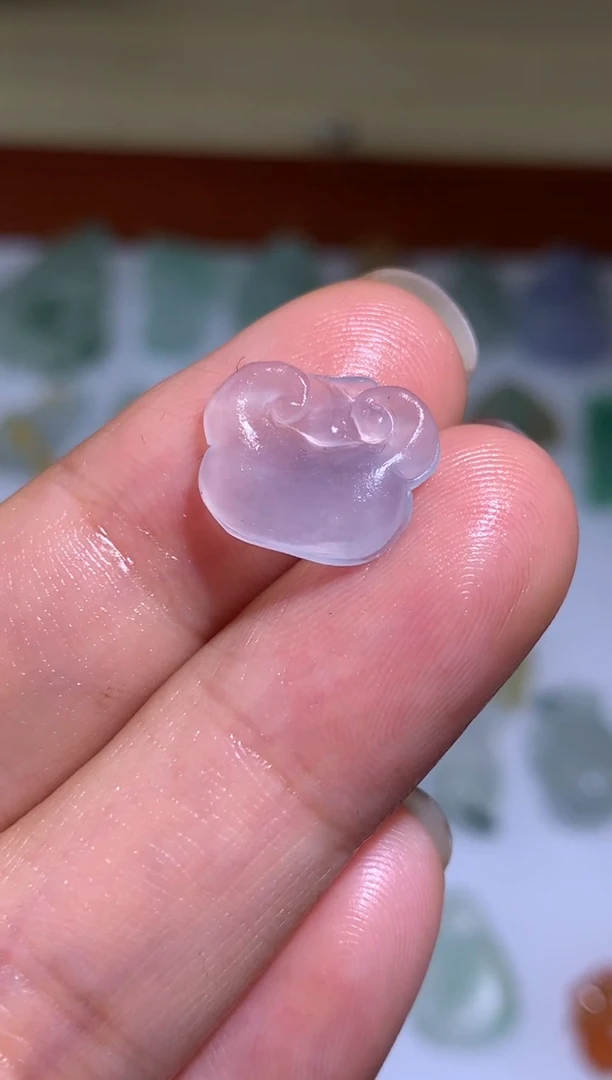 【闪购商品】定制翡翠未镶嵌冰如意-600+60