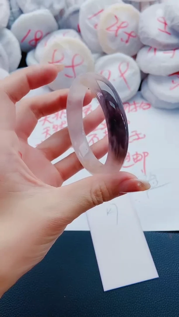 未镶嵌手镯石英质玉K7-57-58