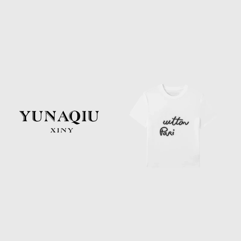 N-T恤纯棉时尚休闲女士夏季春夏印花圆领-9173