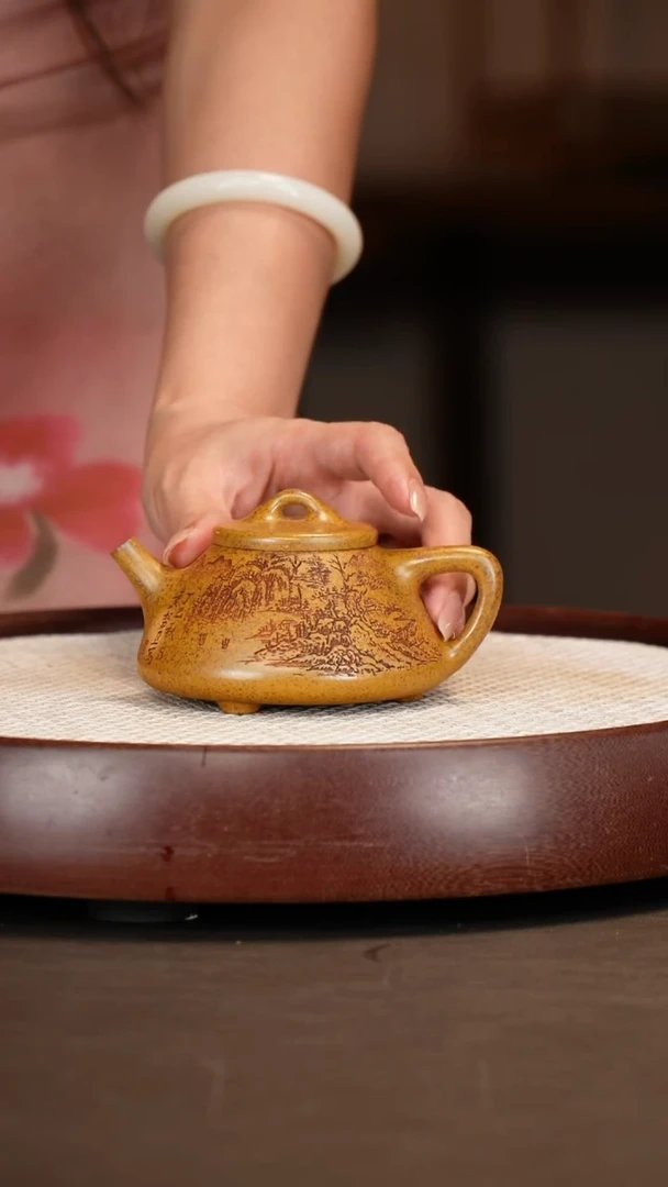 茶壶紫砂【张赦棠】龙窑一号 子冶石瓢
