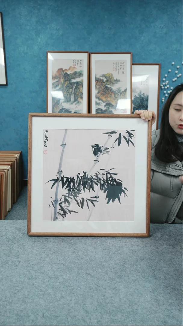 【闪购商品】国画50*50本土老师花鸟