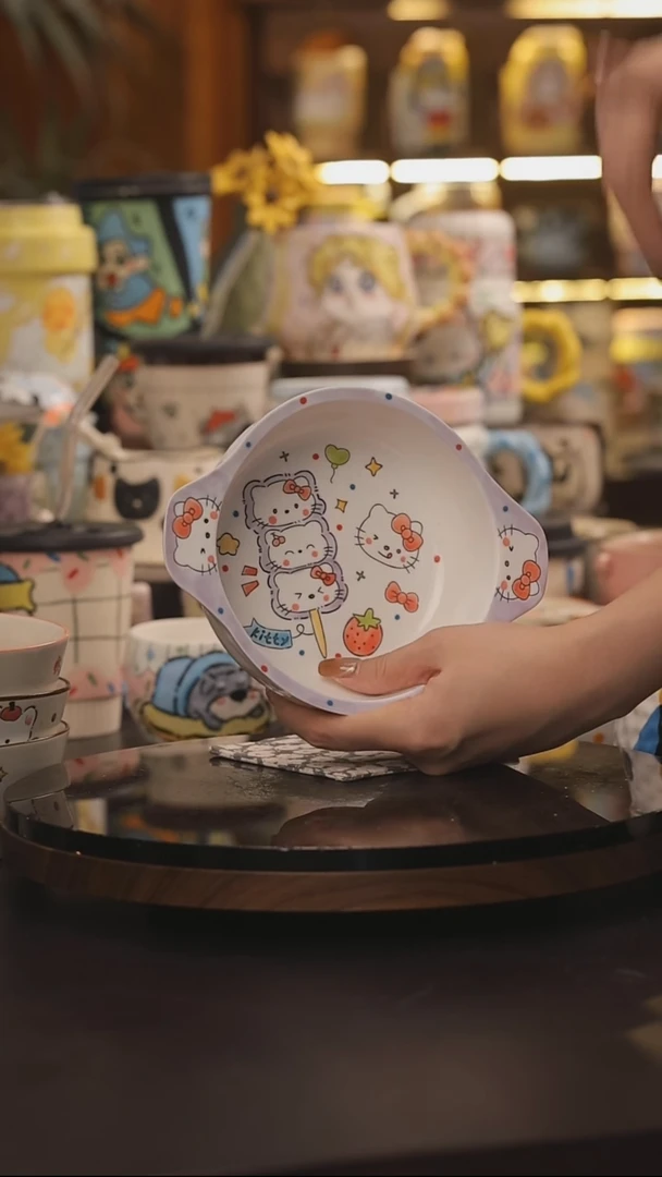 景德镇釉下彩绘设计师款式陶瓷