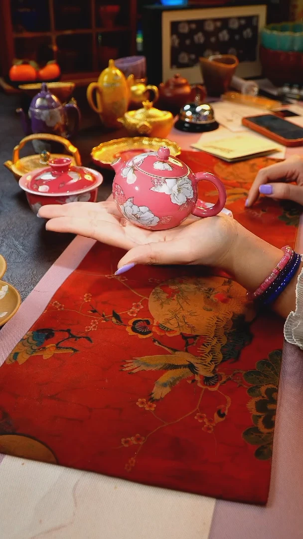 茶杯紫砂【宜景窑系列】壶