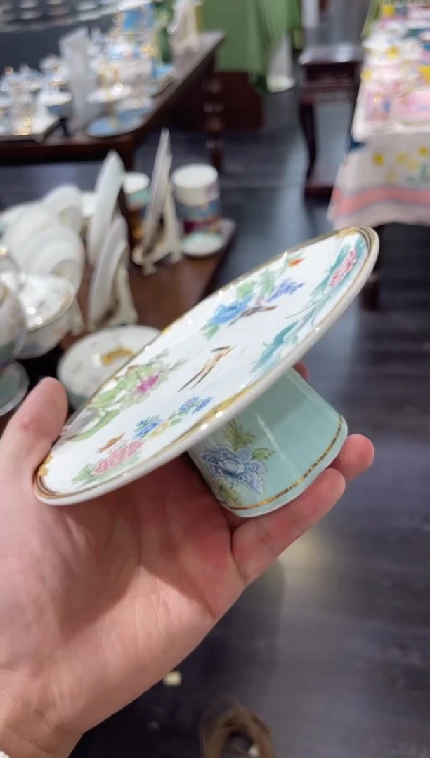 45%以上骨粉骨瓷高脚果盘