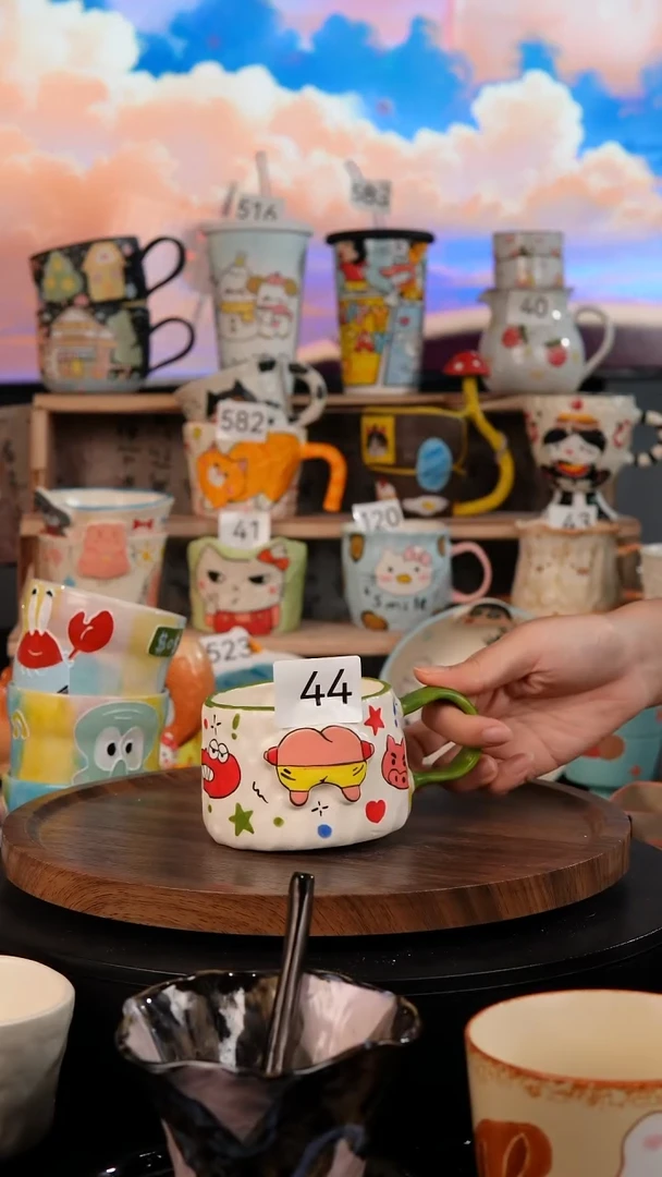 陶瓷双饮款景德镇手工陶瓷