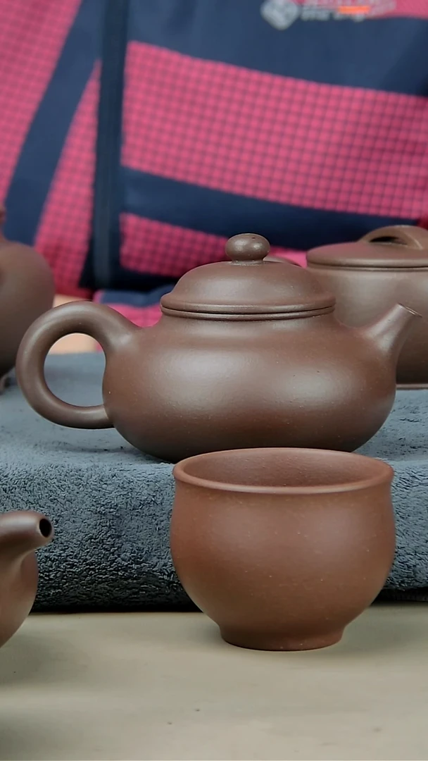茶壶紫砂200容天加一个底槽清杯子