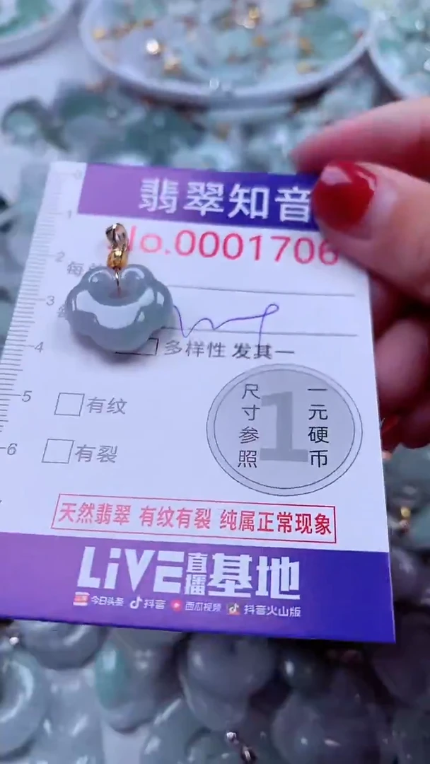 吊坠(不含链)未镶嵌翡翠1706