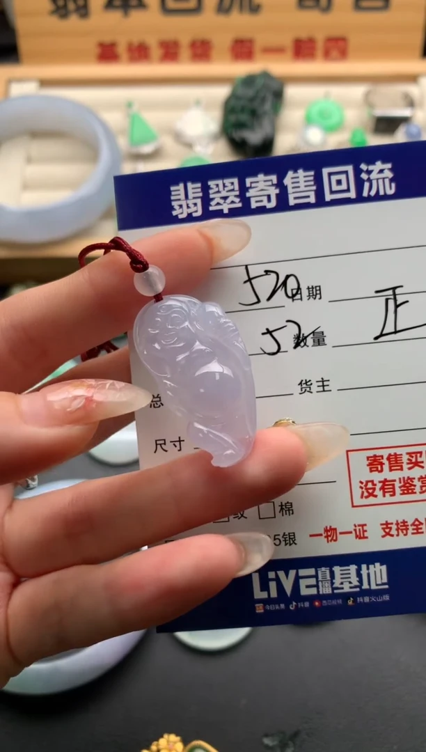 翡翠未镶嵌颈饰10136886