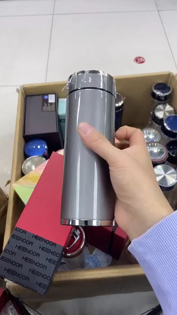 小熊保温杯1300-420ml灰