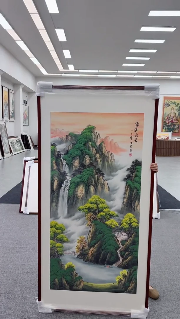 国画手绘 源远流长 172*85
