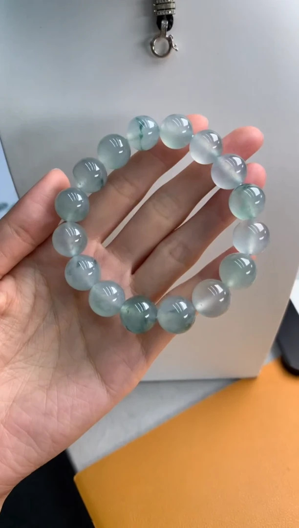 未镶嵌手链翡翠13.3-12.4-16颗