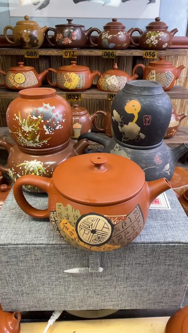 壶建水紫陶3壶6杯111111