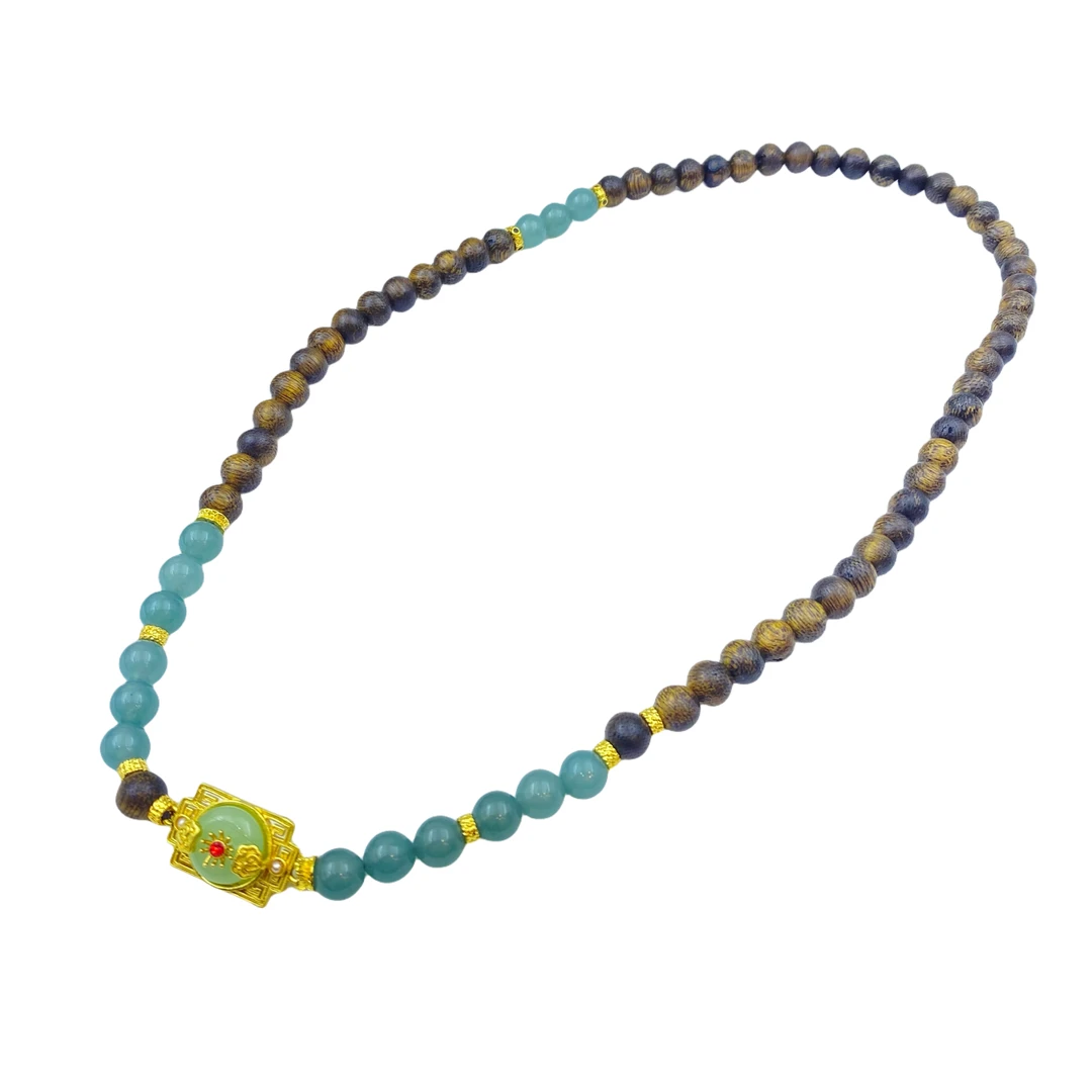 平安扣路路通项链天山翠X783X合金