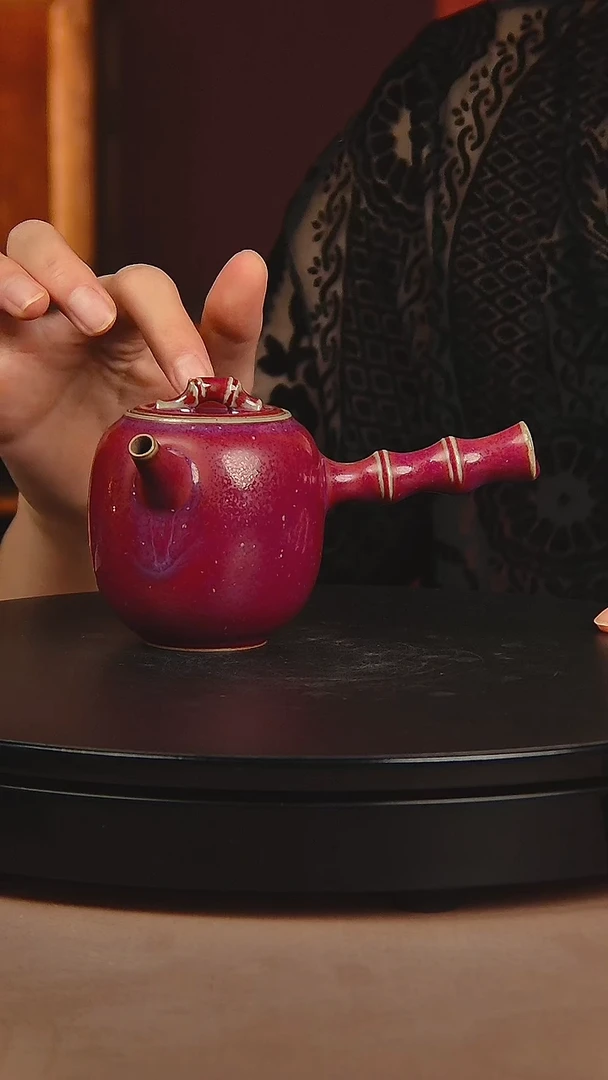 瓷片宋代五大名窑竹节壶