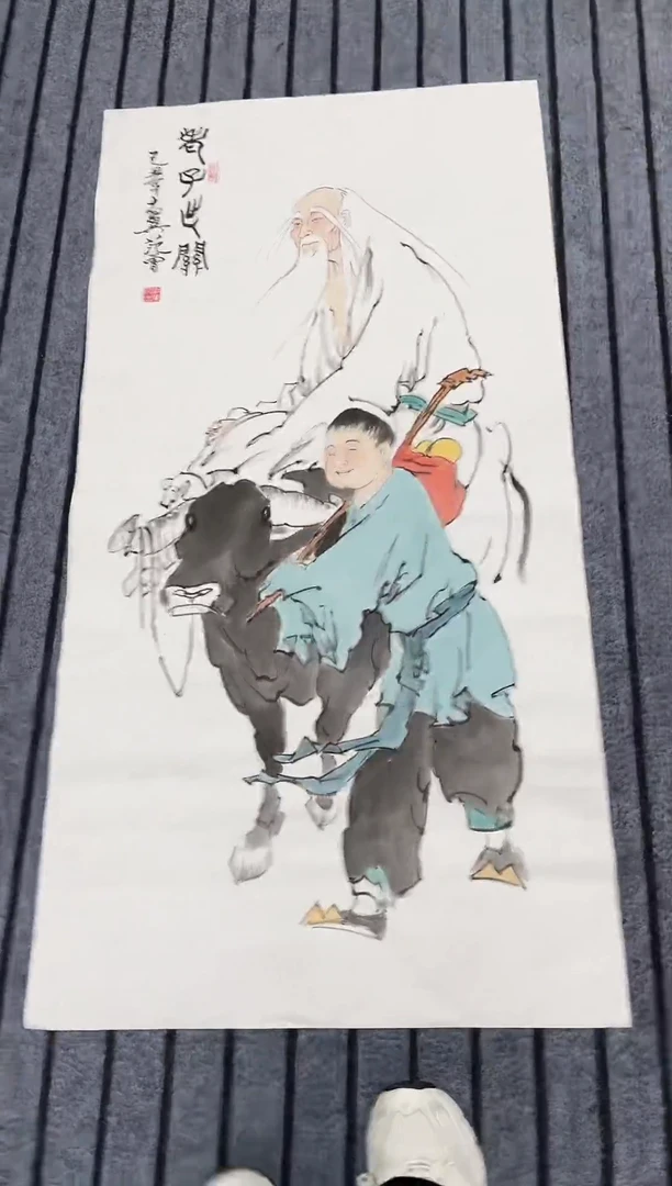 精品国画人物作品