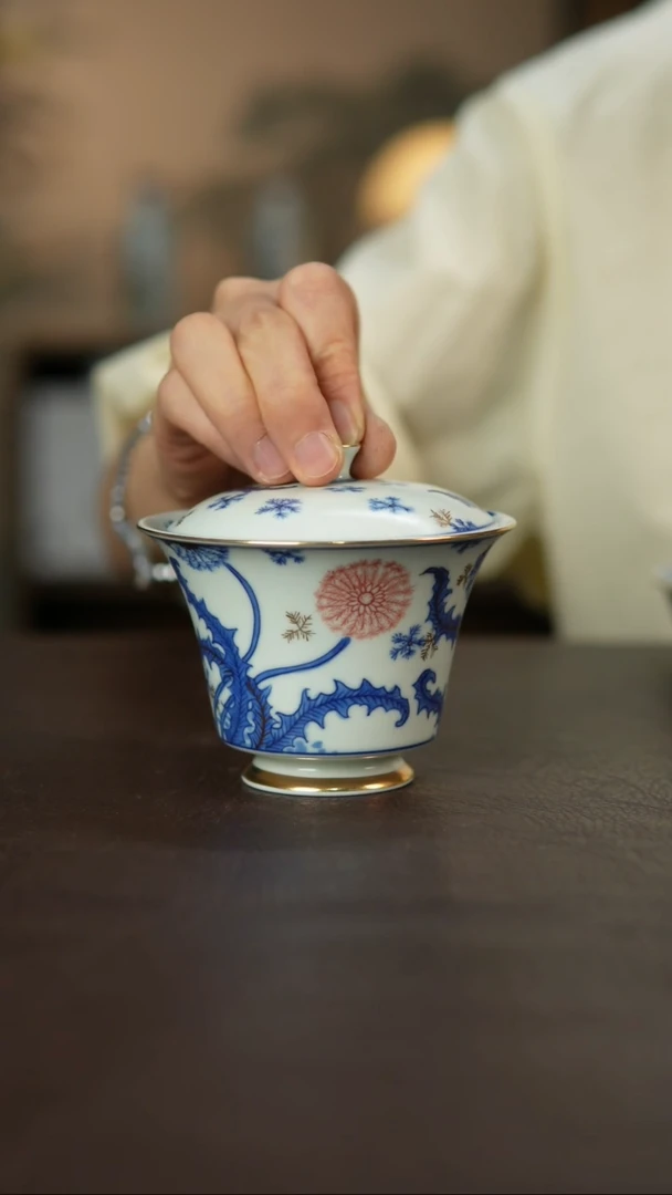 杯景德陶瓷杯碗柴烧多人0036