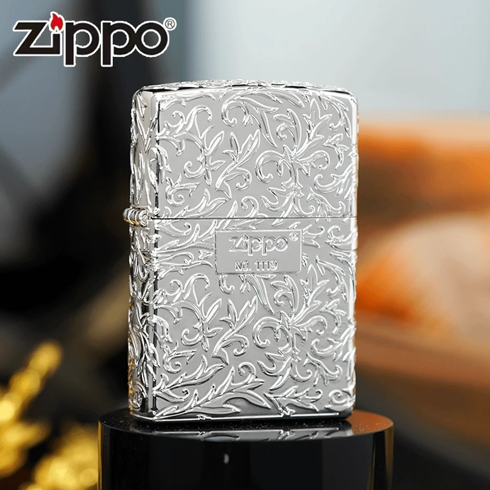 ZIPPO正品打火机/包银浮雕【唐草在我心】-礼物收藏DY9902DK【凯亚1】