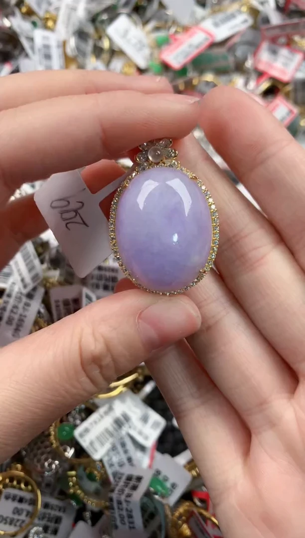 银S925镶嵌戒指翡翠999---3