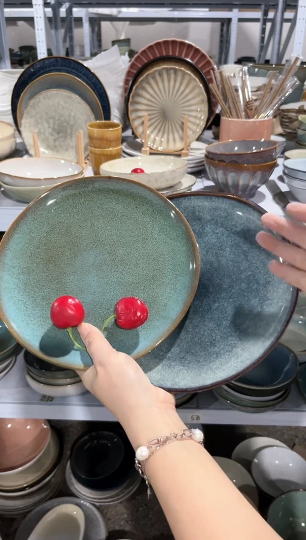 【闪购商品】瓷片外贸尾货瑕疵满20包邮X2 小盘组合