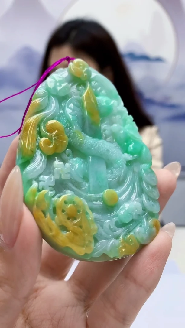 定制翡翠未镶嵌4829xx-毛货挂件211