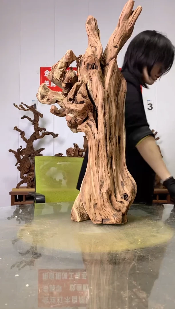 【闪购商品】木90金丝红木 羊蹄甲