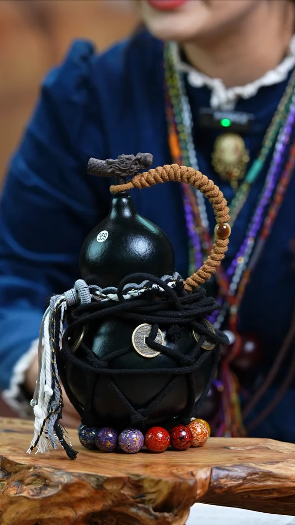 【闪购商品】359—光岳葫天然大漆酒葫芦不含漆珠