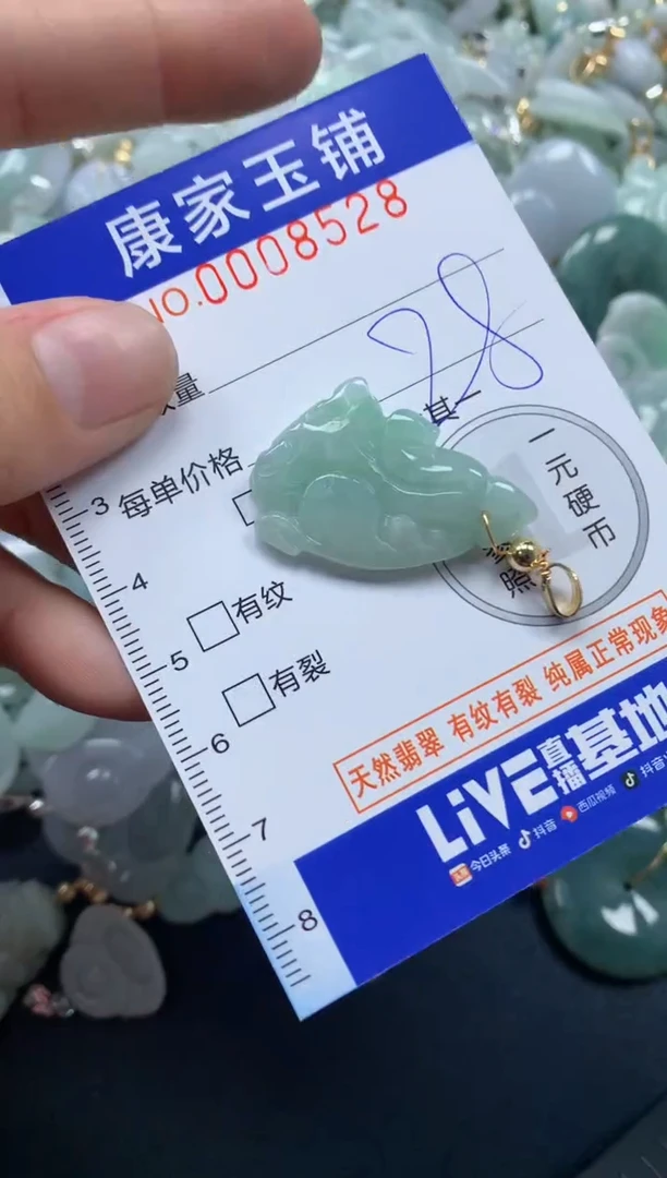 颈饰未镶嵌翡翠8528