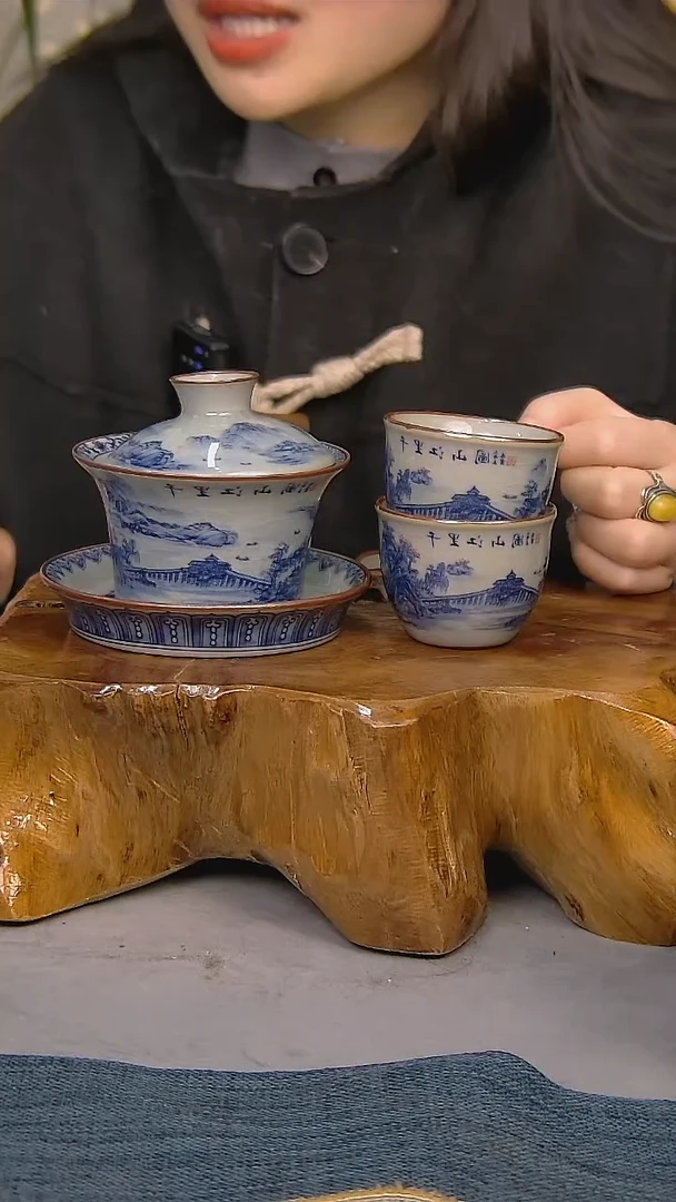 【闪购商品】3件套陶瓷茶具家用简装系列