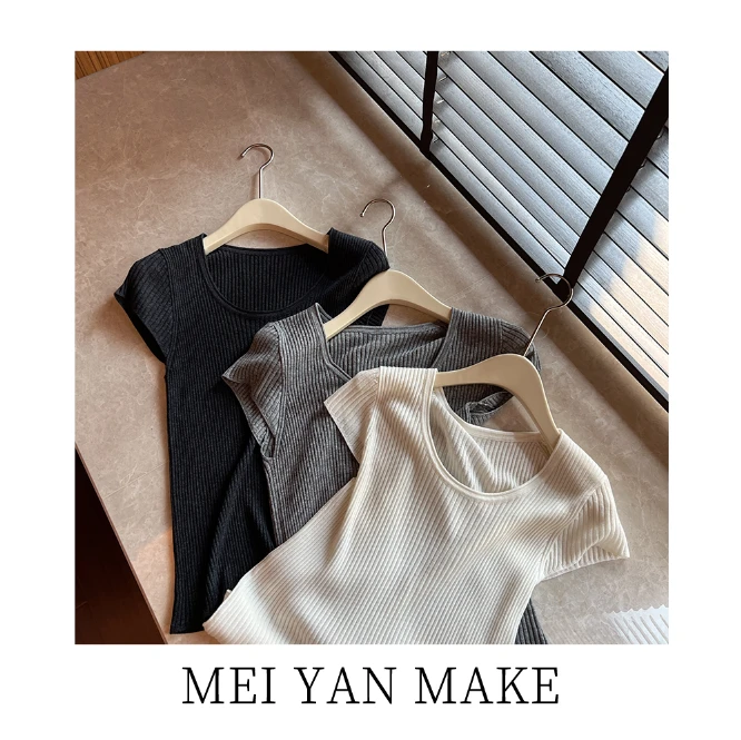 25夏季简约基础款百搭T恤H02-24112