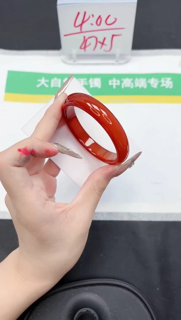 【闪购商品】石英质玉手镯未镶嵌312-53.5