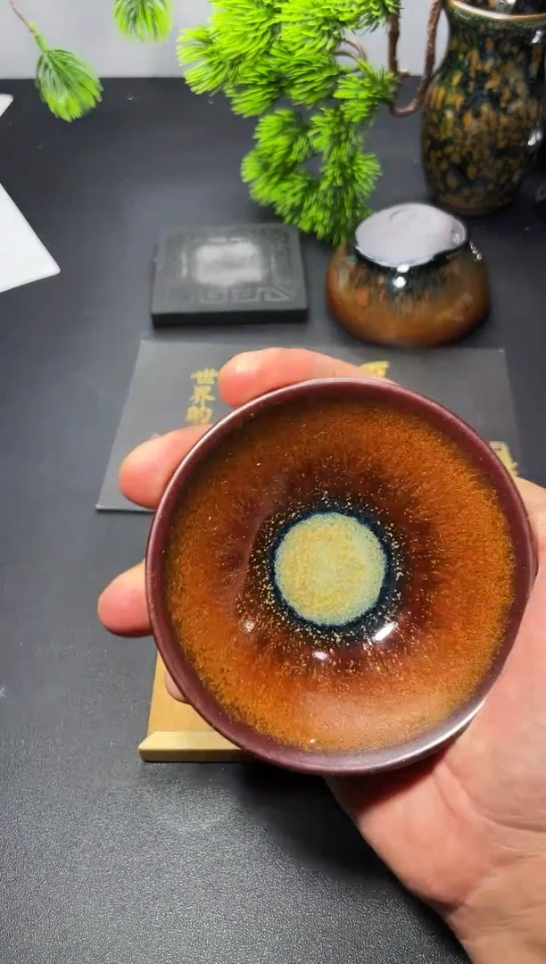 茶盏235 叶紫建盏