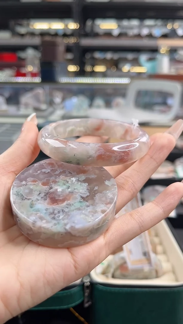 未镶嵌手镯石英质玉58圈口（赠品镯心）66655