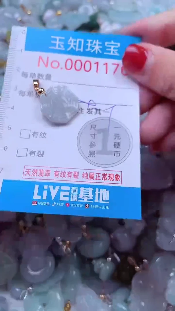 吊坠(不含链)未镶嵌翡翠1176
