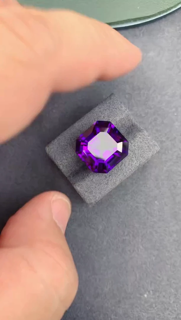 未镶嵌珠宝半成品紫晶13ct 紫水晶