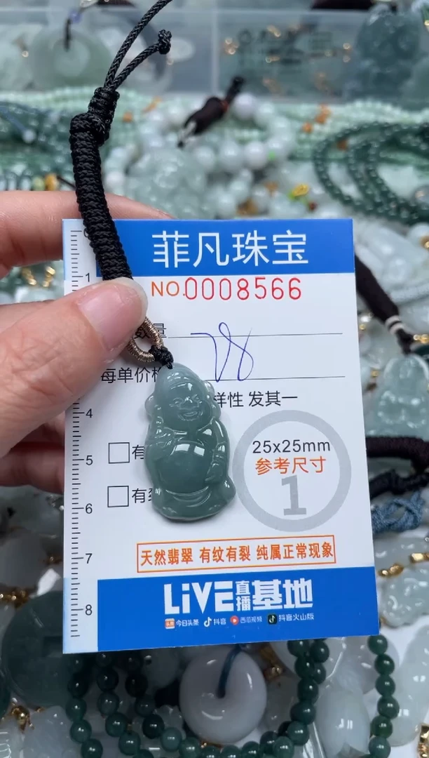 【闪购商品】翡翠颈饰未镶嵌00..8566