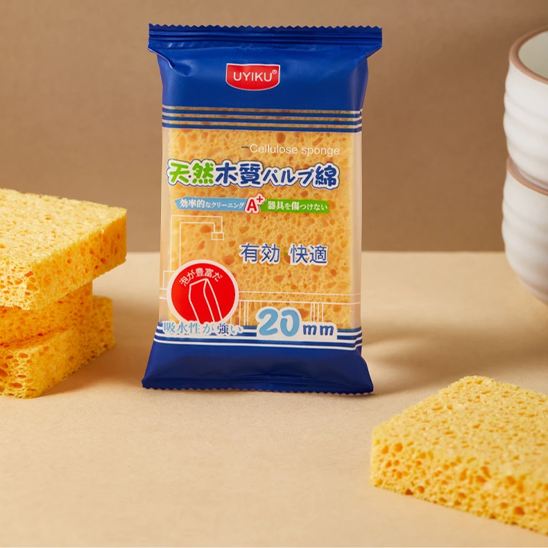 【拍5个发6个】木浆清洁海绵1个装