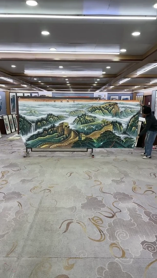 绘画Y-王红兵-大丈二-山水画