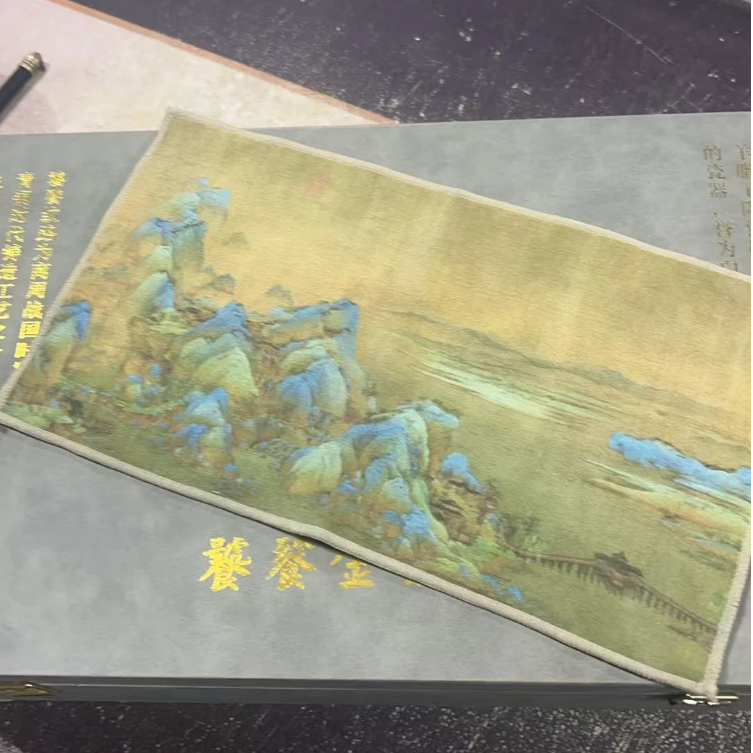 当代 高端轻奢饕餮图腾金银错羊脂玉陶瓷盖碗家用功夫茶具套装