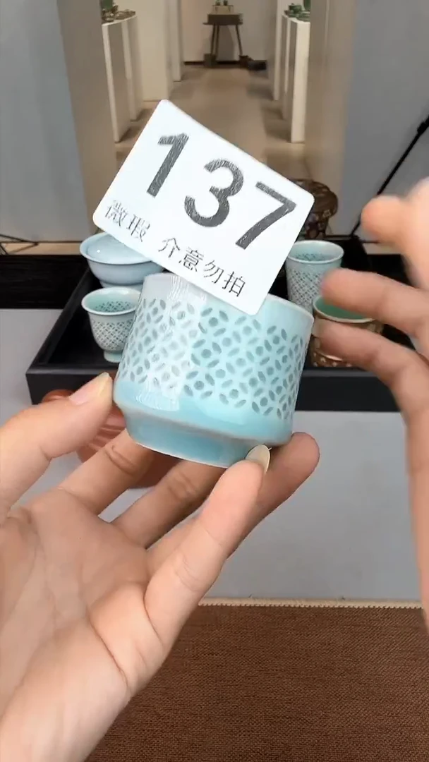 青瓷手工茶器不带礼盒包邮