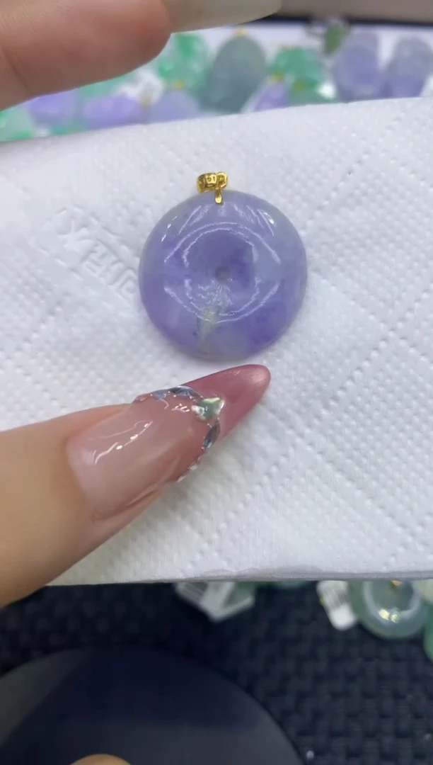 颈饰未镶嵌翡翠天然缅甸A货翡翠