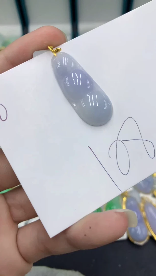 【闪购商品】翡翠颈饰18K金镶嵌翡翠